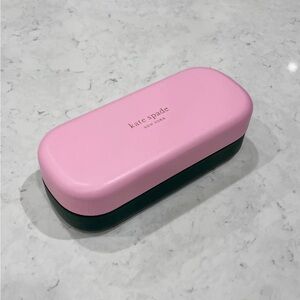 Kate Spade Pink and Green Eyewear Case, ”Hello sunshine”